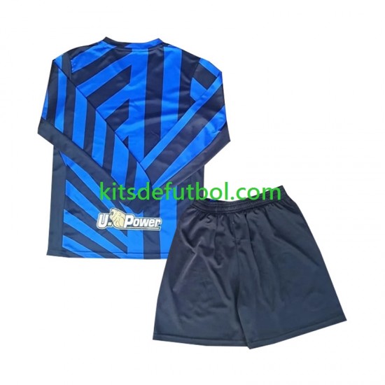 Equipación completa Niño Inter Milan Camiseta de local 2024-2025 Manga Larga