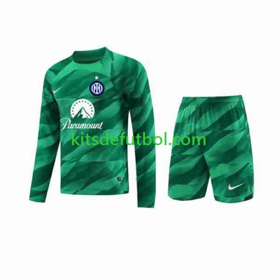 Equipación completa Niño Inter Milan Portero Camiseta de visitante 2023-2024 Manga Larga Equipación completa Niño Inter Milan Portero Camiseta de visitante 2023-2024 Manga Larga