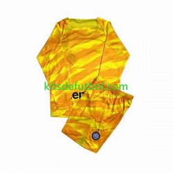 Equipación completa Niño Inter Milan Portero Camiseta de local 2023-2024 Manga Larga