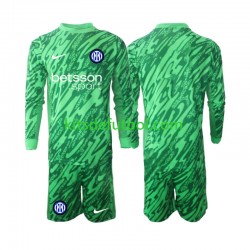 Equipación completa Niño Inter Milan Portero Camiseta de local 2024-2025 Manga Larga