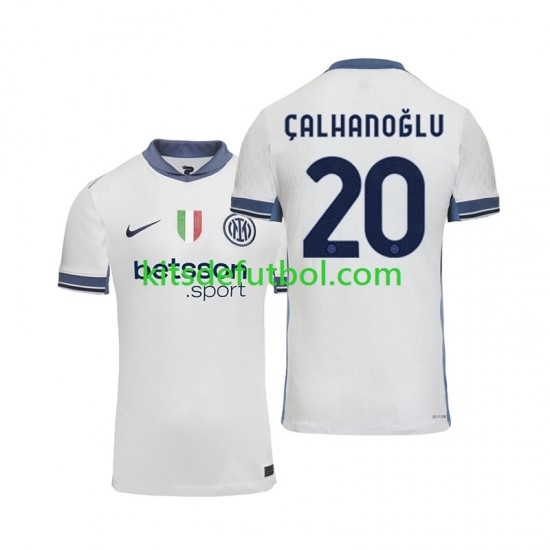 Inter Milan Hakan Calhanoglu 20 Hombre Camiseta de visitante 2024-2025 Manga Corta