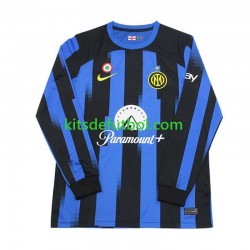Inter Milan Hombre Camiseta de local 2023-2024 Manga Larga