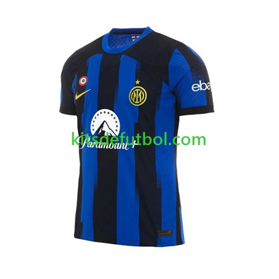 Inter Milan Hombre Camiseta de local 2023-2024 Manga Corta