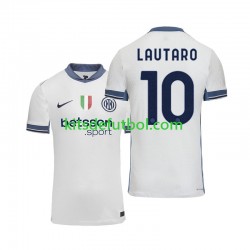 Inter Milan Lautaro 10 Hombre Camiseta de visitante 2024-2025 Manga Corta