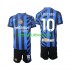 Equipación completa Niño Inter Milan Lautaro 10 Camiseta de local 2024-2025 Manga Corta
