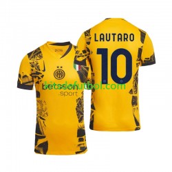 Inter Milan Lautaro 10 Hombre Camiseta alternativa 2024-2025 Manga Corta