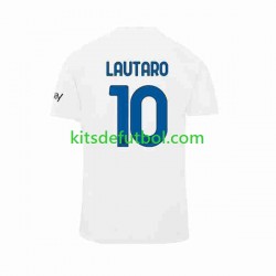 Inter Milan Lautaro Martinez 10 Hombre Camiseta de visitante 2023-2024 Manga Corta