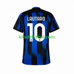 Inter Milan Lautaro Martinez 10 Hombre Camiseta de local 2023-2024 Manga Corta