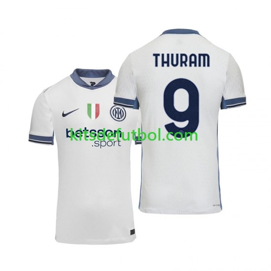 Inter Milan Marcus Thuram 9 Hombre Camiseta de visitante 2024-2025 Manga Corta