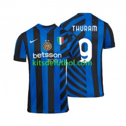 Inter Milan Marcus Thuram 9 Hombre Camiseta de local 2024-2025 Manga Corta