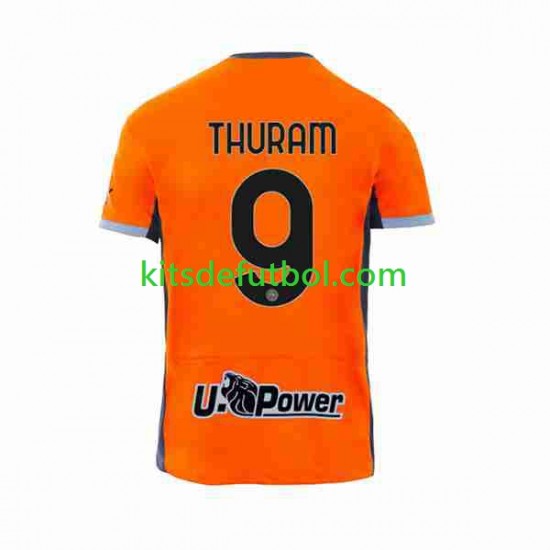 Inter Milan Marcus Thuram 9 Hombre Camiseta alternativa 2023-2024 Manga Corta