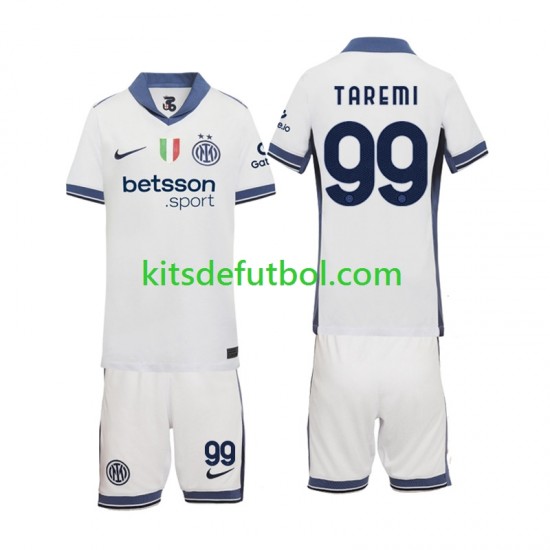 Equipación completa Niño Inter Milan Mehdi Taremi 99 Camiseta de visitante 2024-2025 Manga Corta