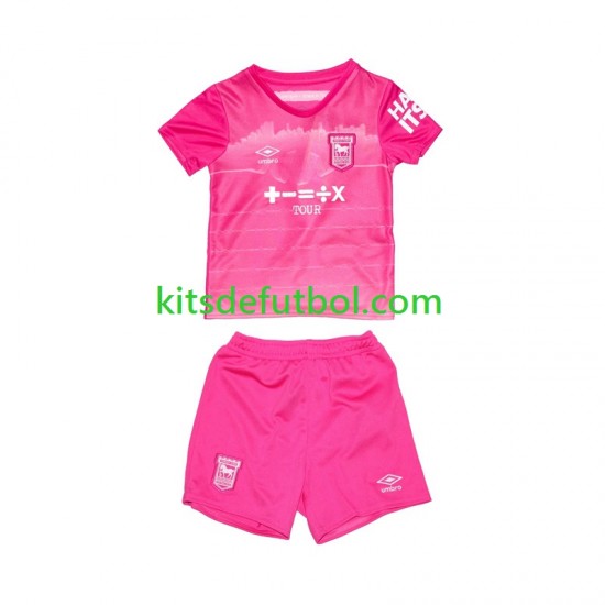 Equipación completa Niño Ipswich Town Camiseta alternativa 2024-2025 Manga Corta