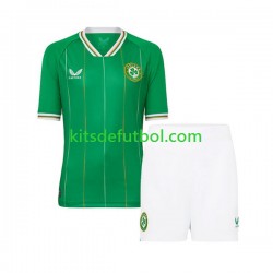 Equipación completa Niño Irlanda 2023 Camiseta de local Manga Corta