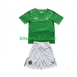 Equipación completa Niño Irlanda 2024 Camiseta de local Manga Corta