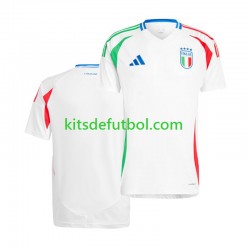Italia Euro 2024 Hombre Camiseta de visitante Manga Corta