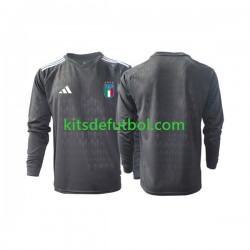 Italia Portero 2023 Hombre Camiseta de visitante Manga Larga