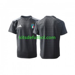 Italia Portero 2023 Hombre Camiseta de visitante Manga Corta