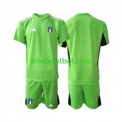Equipación completa Niño Italia Portero 2023 Camiseta de local Manga Corta