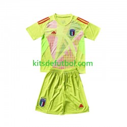 Equipación completa Niño Italia Portero Euro 2024 Camiseta de local Manga Corta