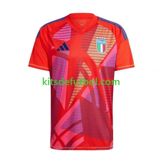 Italia Portero Euro 2024 Hombre Camiseta de local Manga Corta