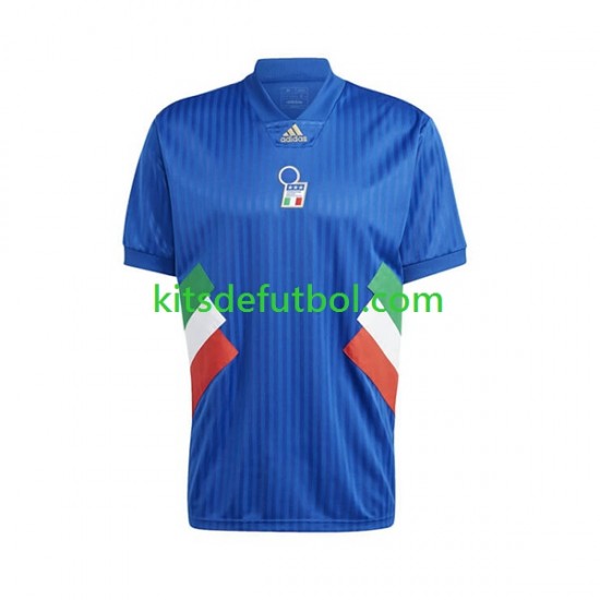 Italia Icon Retro Hombre Camiseta de local 2022-2023 Manga Corta