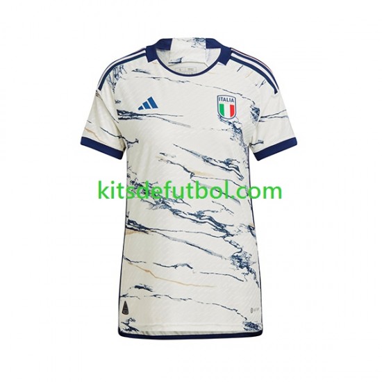 Italia 2023 Mujer Camiseta de visitante Manga Corta
