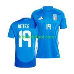 Italia Mateo Retegui 19 2024 Hombre Camiseta de local Manga Corta