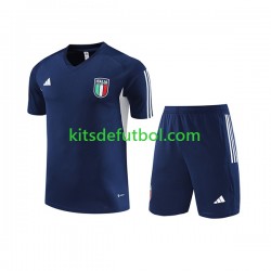 Italia Camiseta de Entrenamiento y Pantalones Navy 2023-2024