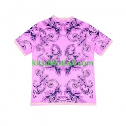 Italia Versace Hombre Camiseta Rosa 2023-2024 Manga Corta