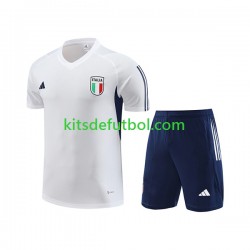 Italia Camiseta de Entrenamiento y Pantalones Blanco 2023-2024