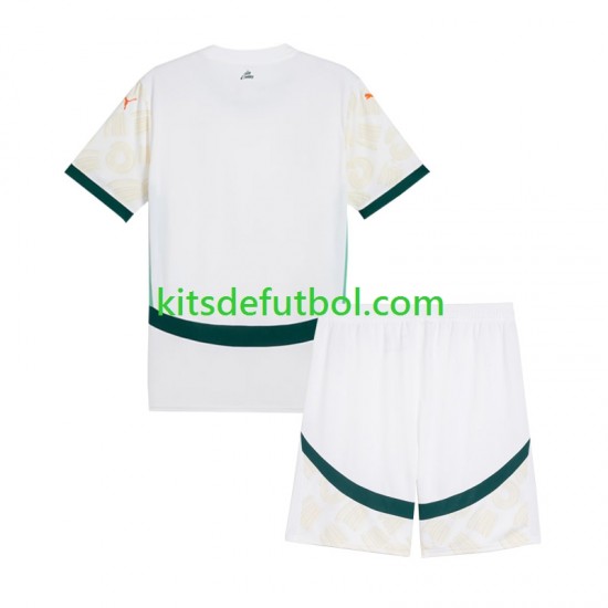 Equipación completa Niño Costa De Marfil 2025 Camiseta de visitante Manga Corta