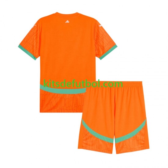 Equipación completa Niño Costa De Marfil 2025 Camiseta de local Manga Corta