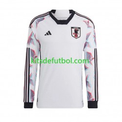 Japón World Cup 2022 Hombre Camiseta de visitante Manga Larga