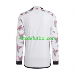 Japón World Cup 2022 Hombre Camiseta de visitante Manga Larga