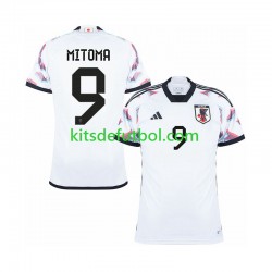 Japón MITOMA 9 World Cup 2022 Hombre Camiseta de visitante Manga Corta
