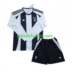 Equipación completa Niño Juventus Camiseta de local 2024-2025 Manga Larga