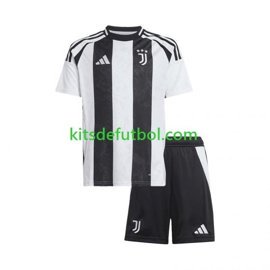 Equipación completa Niño Juventus Camiseta de local 2024-2025 Manga Corta