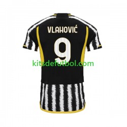 Estados Unidos Juventus Dn Vlahovic 9 Hombre Camiseta de local 2023-2024 Manga Corta