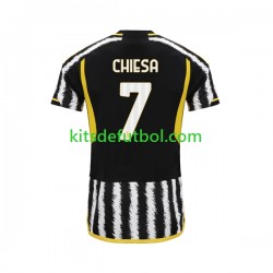 Juventus Federico Chiesa 7 Hombre Camiseta de local 2023-2024 Manga Corta