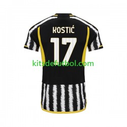 Juventus Filip Kostic 17 Hombre Camiseta de local 2023-2024 Manga Corta