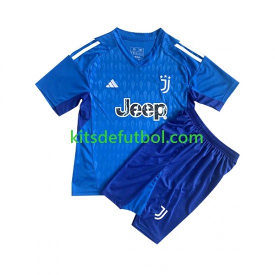 Equipación completa Niño Juventus Portero Camiseta de local 2023-2024 Manga Corta