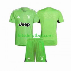 Equipación completa Niño Juventus Portero Camiseta alternativa 2023-2024 Manga Corta