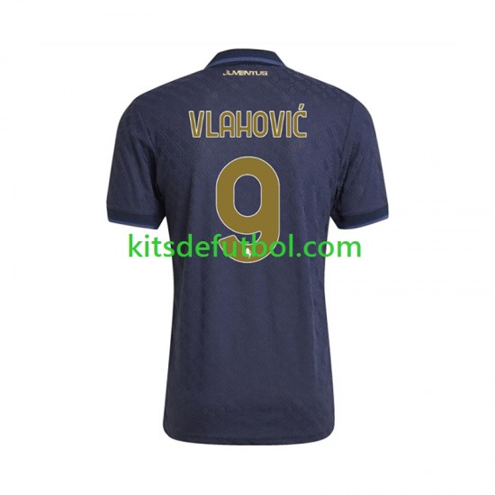 Juventus Vlahovic 9 Hombre Camiseta alternativa 2024-2025 Manga Corta