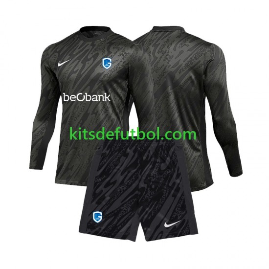 Equipación completa Niño KRC Genk Portero Camiseta de visitante 2024-2025 Manga Larga