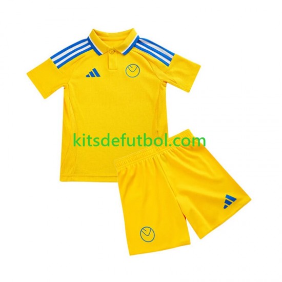 Equipación completa Niño Leeds United Camiseta de visitante 2024-2025 Manga Corta