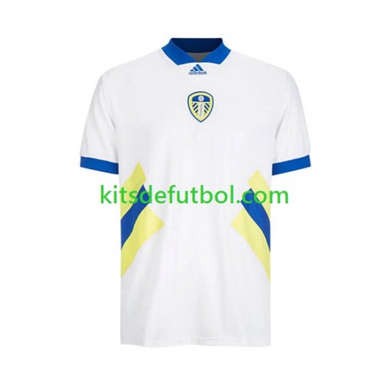 Leeds United Icon Retro Hombre Camiseta de local 2022-2023 Manga Corta