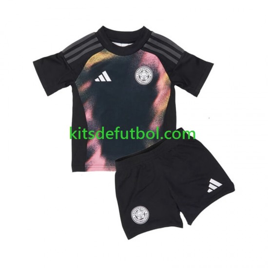 Equipación completa Niño Leicester City Camiseta de visitante 2024-2025 Manga Corta