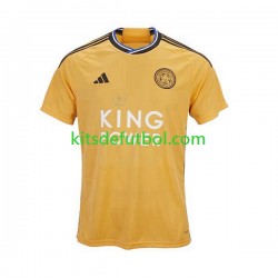 Leicester City Hombre Camiseta alternativa 2023-2024 Manga Corta