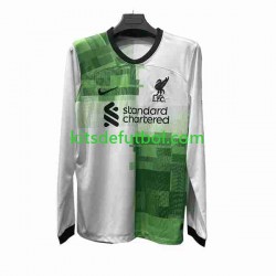 Liverpool Hombre Camiseta de visitante 2023-2024 Manga Larga